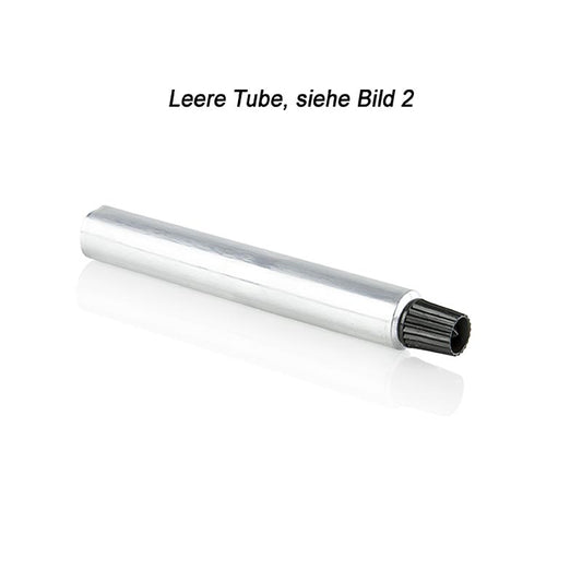 Silberne Tube zum Befüllen mit 15 ml Fassungsvermögen für Soßen und Cremes, ideal für Profiköche und Hobbybäcker - 10 Stück im Set