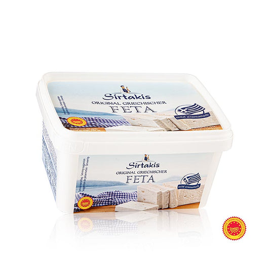 Formaggio greco Feta DOP, formaggio di pecora, Sirtakis, 550 g