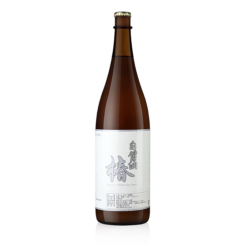 Shiro Shoyu - weiße Sojasauce, Tsubaki, 1,8 l - Authentische japanische weiße Sojasauce, angereichert mit Tsubaki-Öl, in einer praktischen 1,8 l-Flasche
