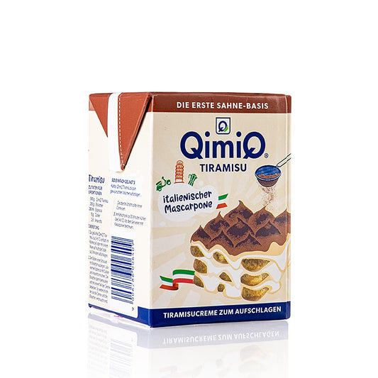 QimiQ Tiramisu, aufschlagbar, 500 g - Gebrauchsfertige Mischung für köstliches Tiramisu-Dessert, leicht aufzuschlagen, stabil und cremig Ideal für Desserts, Torten und Gebäck