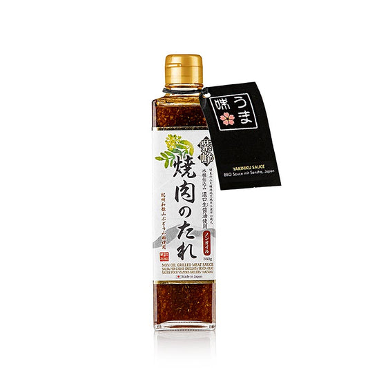 Yakiniku-Sauce - BBQ-Sauce mit Sansho-Pfeffer, Shibanuma, Japan, 300 ml - perfekt für gegrilltes Fleisch und Gemüse