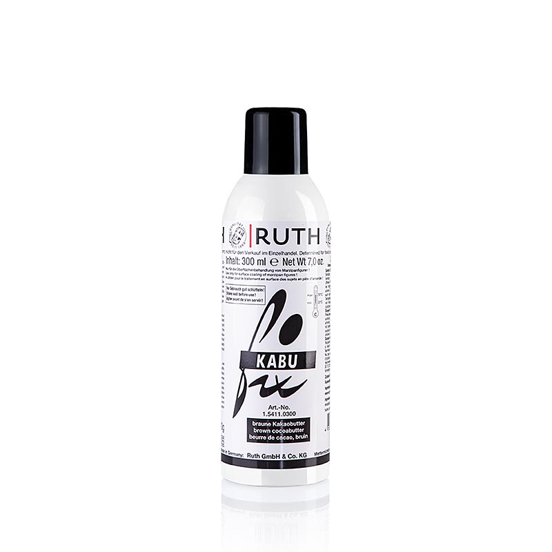 Flüssige Kakaobutter von Kabufix Spray - Dunkel, 300 ml - Perfekt für Backwaren und Konditoreien, reiches Schokoladenaroma - In der Schweiz kaufen