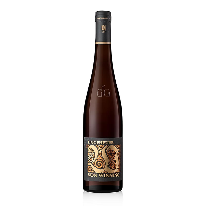 Von Winning 2022 Forster Ungeheuer Riesling GG trocken Weißwein QW Pfalz 0,75l, 750 ml - Hochwertiger trockener Weißwein aus der Pfalz in 0,75l Flasche