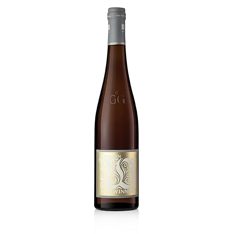 Von Winning 2022 Deidesheimer Kalkofen Riesl GG trocken Weißwein QW Pfalz 0,75l, 750 ml - hochwertiger trockener Weißwein aus der Pfalz in einer Flasche mit 750 ml Fassungsvermögen