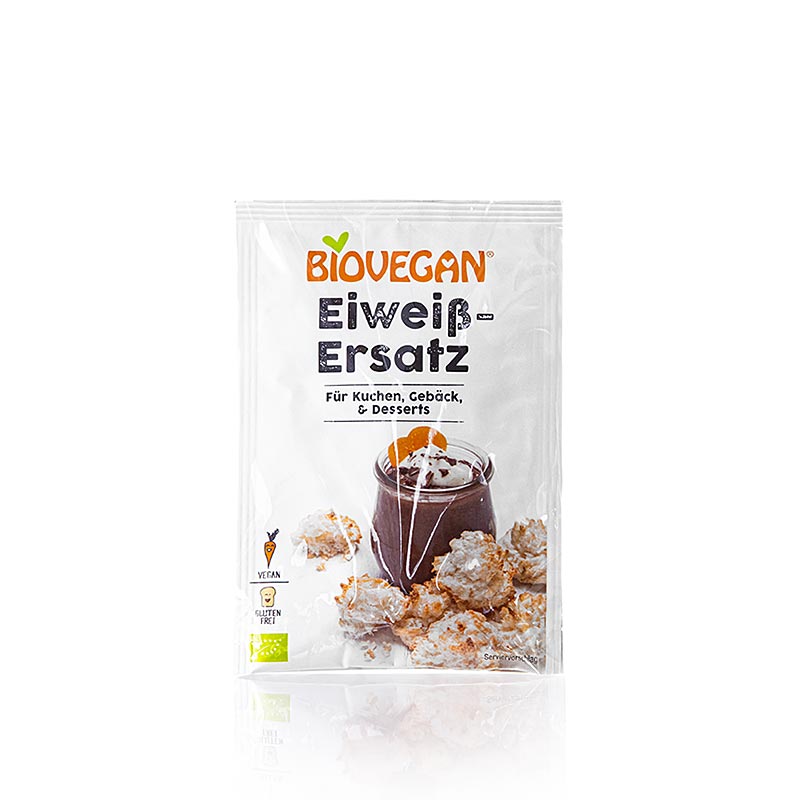 Veganes Bio-Eiweißpulver Mein Eiweiss Ersatz, 20 g, 2 x 10g, ohne Soja und glutenfrei, biologisch zertifiziert, ideal für bewusste Ernährung