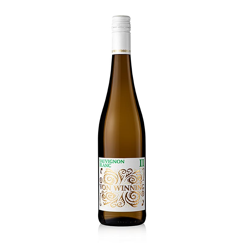 Von Winning 2023 Sauvignon Blanc II trocken Weißwein QW Pfalz 0,75l, 750 ml - a refreshing and vibrant white wine from Pfalz, Germany