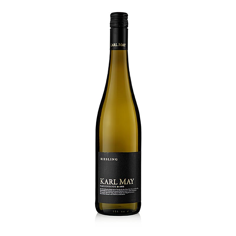 Karl May 2023 Riesling Gutswein trocken Weißwein QW Rheinhessen 0,75l BIO, 750 ml - a high-quality organic dry white wine from Rheinhessen