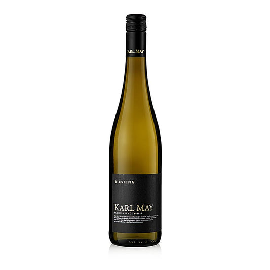 Karl May 2023 Riesling Gutswein trocken Weißwein QW Rheinhessen 0,75l BIO, 750 ml - a high-quality organic dry white wine from Rheinhessen