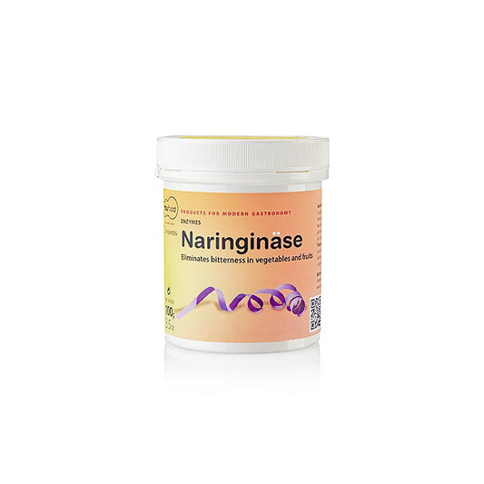 NARINGINÄSE Pulver, Anti-Bitter-Enzym für Lebensmittel, 100 g, zur Reduzierung von Bitterkeit