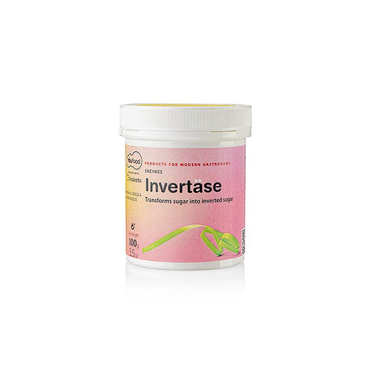 INVERTASE Powder, Invertzucker-Enzym von TÖUFOOD, 100 g - Hochwertiges Enzym für Sorbets, Eiscreme, Saucen, Gelees und Marzipanoptimierung der Zuckerinversion für bessere Textur und Geschmack