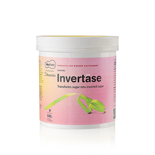 INVERTASE-Pulver, Invertzucker-Enzym von TÖUFOOD, ideal für Süßigkeiten und Kuchen, 500 g