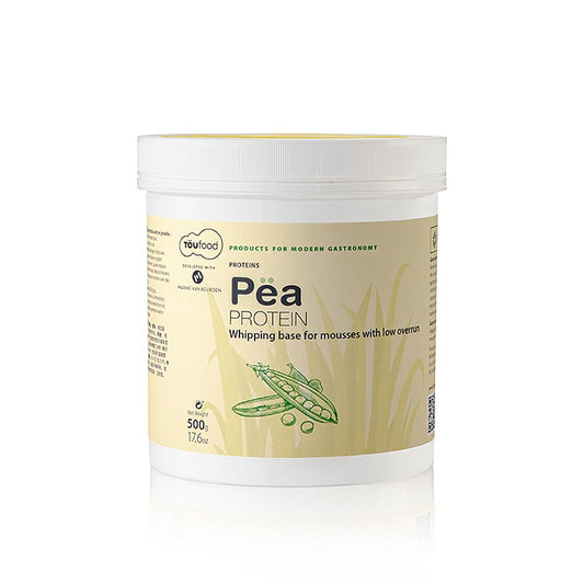 500g Packung TÖUFOOD Erbsenprotein - Hochwertiges pflanzliches Protein für Sportler und Vegetarier