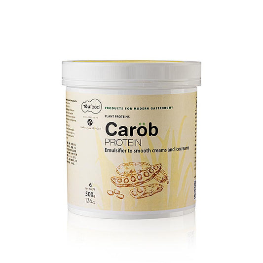 Veganes Johannisbrotbaum Protein, reich an Ballaststoffen und ohne Zuckerzusatz, 500g TÖUFOOD