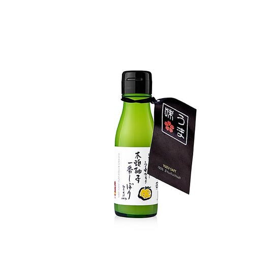 Yuzu Saft, 100% Zitrusfruchtsaft, Japan, 100 ml - Hochwertiger, reiner Saft aus japanischen Yuzu-Früchten, ideal für Dressings, Marinaden, Desserts und Cocktails