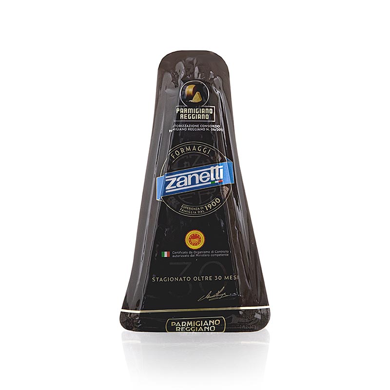 Parmigiano Reggiano DOP (g.U.), 1ª qualità, stagionato almeno 30 mesi, 250 g  Formaggi | thungourmet