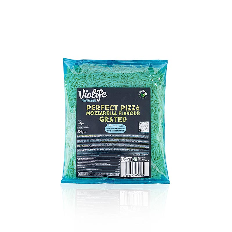 Vegane Käsealternative mit Mozzarellageschmack von Violife, perfekt für Pizzen
