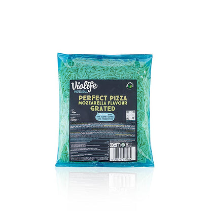 Violife - Perfect Pizza, râpé, alternative végétalienne au fromage au goût de mozzarella, 500 g