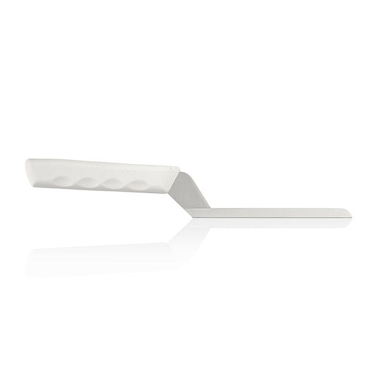 Briemesser (Weichkäse Messer), glatt, 15cm, Griff weiß, 1 St - Hochwertiges Käsemesser für müheloses Schneiden von Brie und Camembert