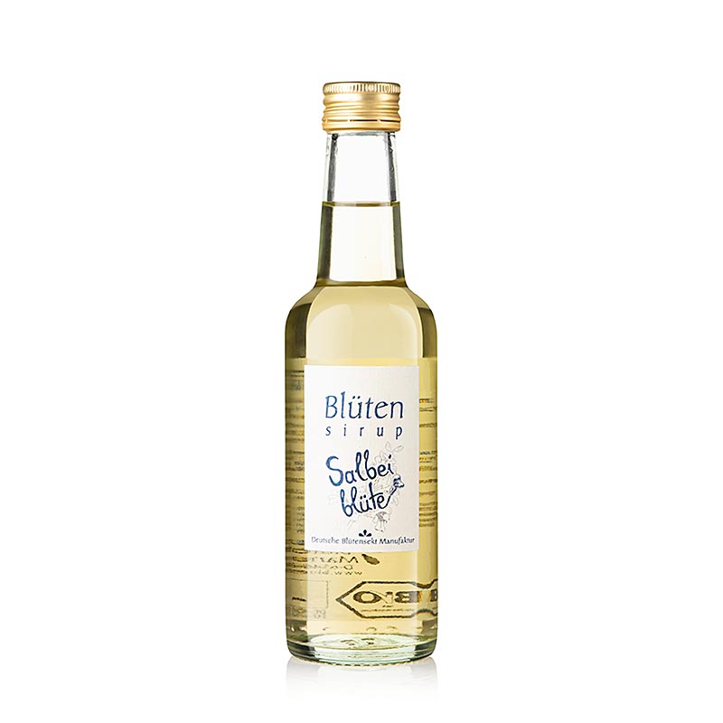 Bio Blütensirup Salbeiblüte, 250 ml - vielseitig einsetzbar in Küche und Bar