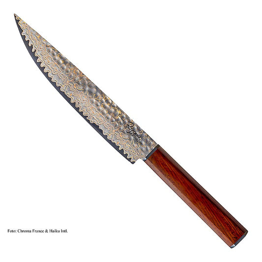 German:

RR-05 Chroma Ryoma Rainbow Tranchier Messer, 20cm, 1 St - hochwertiges Regenbogen-Tranchiermesser mit 20 cm Klinge