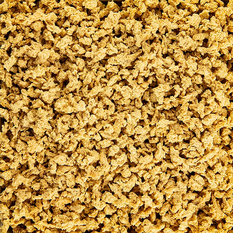 German

Alt-Text: Veganer Soja-Granulat von Vantastic Foods, 9 kg, ideal als Fleischersatz für eine pflanzliche Ernährung