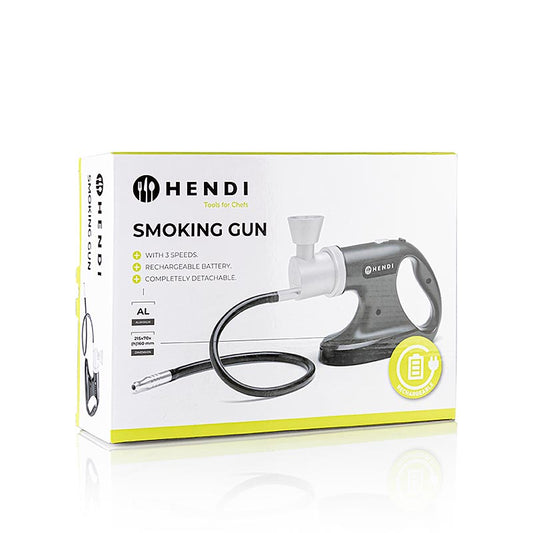 Räucherpistole Smoking Gun, wiederaufladbare Batterien, 1 St - Leicht und tragbar, ideal für geräucherte Speisen, einfache Handhabung und schnelle Reinigung Ideal für Gourmets und Hobbyköche, die das gewisse Extra suchen