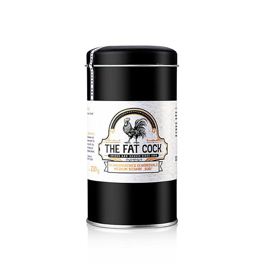 The Fat Cock - Sale aromatizzato messicano, piccantezza media Susi, 230 g