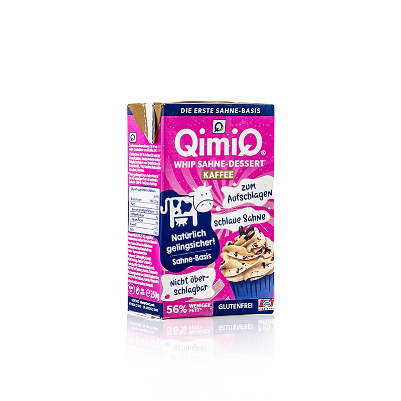 QimiQ Whip crema dessert al caffè, montata a freddo, 250 g