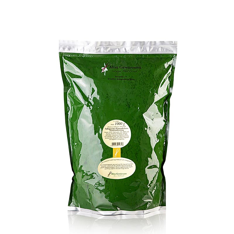 Salatgewürz Gartenkräuter, Altes Gewürzamt, 1 kg - Eine köstliche Mischung aus Kräutern und Gewürzen für Salate und Gerichte