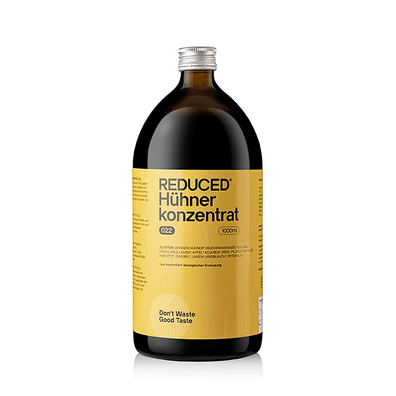 REDUCED Chicken Concentrate 022 - Concentrato di pollo, BIO, 1 l