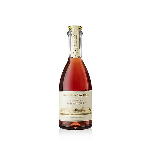 Jörg Geiger Inspiration 47 - Traube Chili Kirsche, still, alkoholfrei, 375 ml - erfrischendes und alkoholfreies Getränk mit dem feinen Geschmack von Traube, Schärfe von Chili und Süße von Kirsche in einer 375 ml Flasche