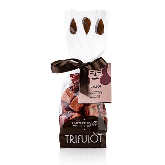 Tartuflanghe Mini Trüffelpralinen "trifulòt", Amaretto (rot), 180 g