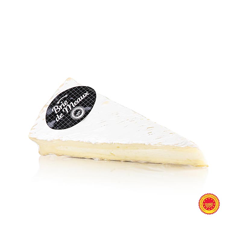 Brie de Meaux AOP/gU, Rohmilch Weichkäse, Barufe, 200 g - köstlicher französischer Käse mit geschützter Herkunftsbezeichnung und aus Rohmilch hergestellt