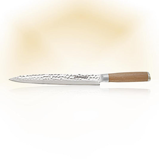 Damast Filetiermesser, 24,5cm, adelmayer®, 1 St - Hochwertiges Filetiermesser mit Damastklinge, ideal zum präzisen Filetieren von Fisch