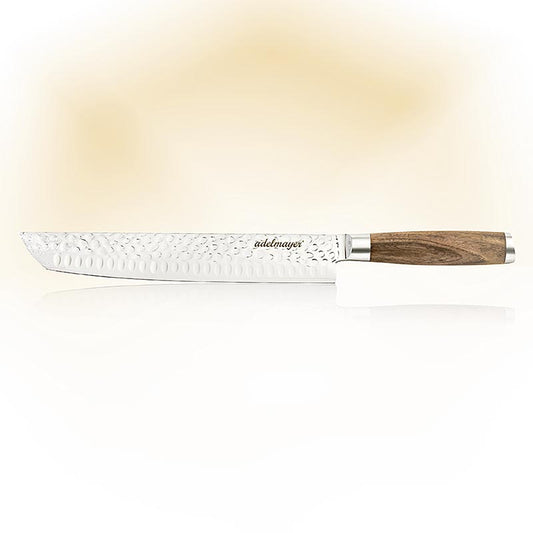 Damast Brisketmesser, 26cm, adelmayer®, 1 St - Hochwertiges Brisketmesser mit 26cm Klingenlänge von adelmayer®