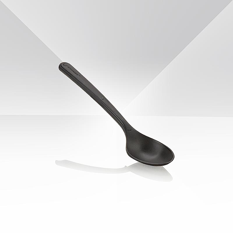 Haval Circulware Kaffeelöffel, 13cm, schwarz, extra stabil, PP-MF, 50 Stück - Ein Set von 50 extra stabilen Kaffeelöffeln aus schwarzem PP-MF-Material mit einer Länge von 13 cm