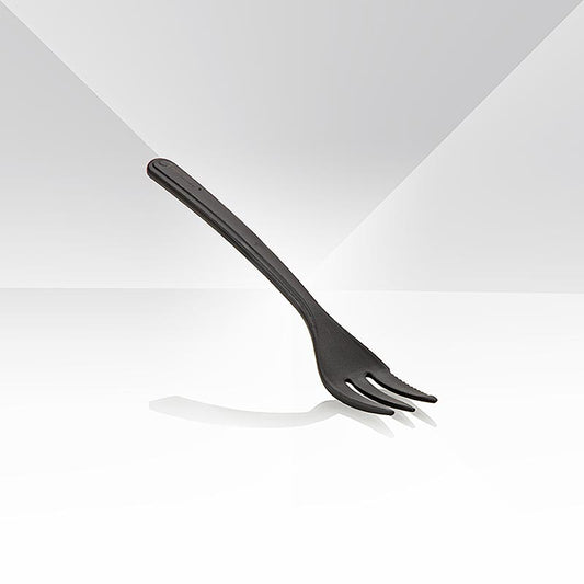 Haval Circulware Snackgabel, 13cm, schwarz, extra stabil, aus PP-MF, 50 Stück