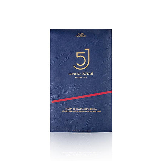 Handgeschnittener Cinco Jotas 100% Eichelmast Ibérico Schulter Schinken, 70 g