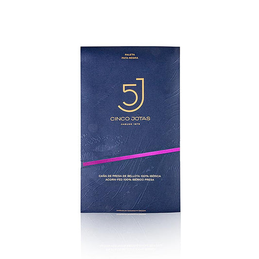 Handgeschnittene 70 g Cinco Jotas 100% Eichelmast Ibérico PRESA (Nacken) Produktbild