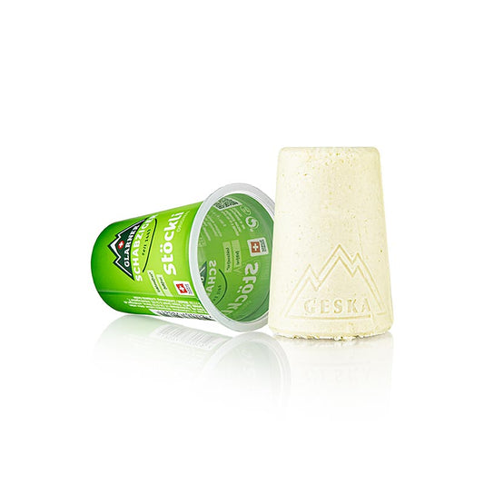 Schabziger Stöckli, Molkenkäse, mit Schabzigerklee, 100 g - Traditioneller Schweizer Käse mit einzigartigem würzigem Geschmack und besonderen Kräutern, ideal zum Verfeinern von Gerichten