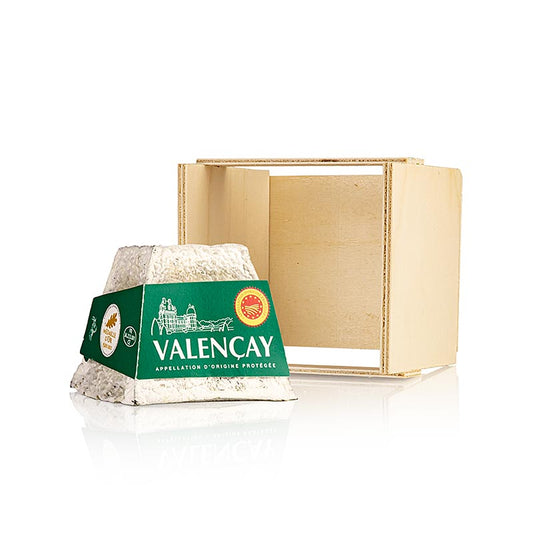 Ziegenpyramide Weichkäse aus Valencay AOP, 220 g, handgefertigter französischer Käse
