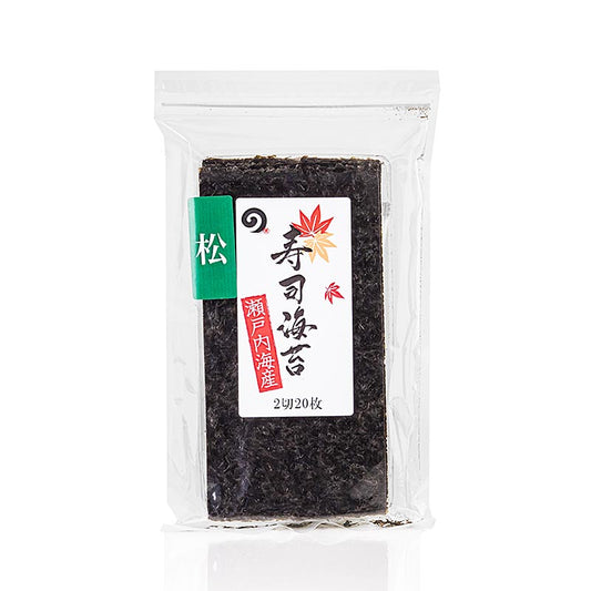 Yakinori geröstete Premium-Algen, halbe Größe, 30 g, 20 Blatt - Produktbild