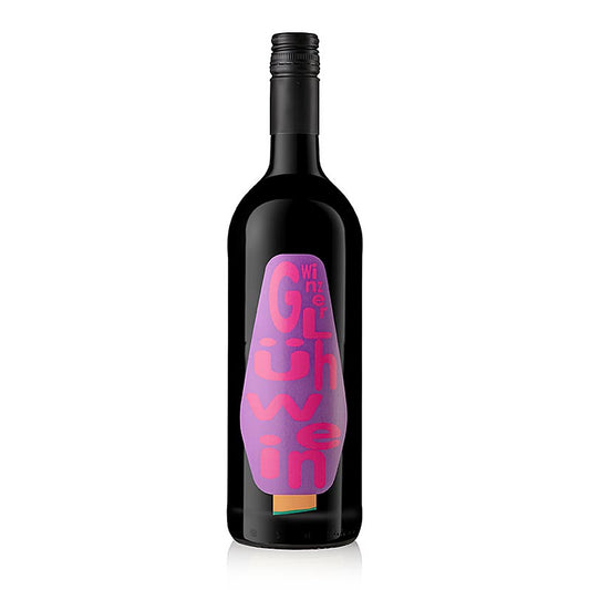 Flasche Winzer Glühwein, rot, vegan 11,5 % vol, BIO, Leiner, 1 l, perfekt für gemütliche Abende