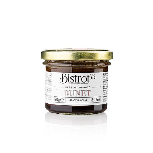  Leckeres Tartuflanghe Bistro 75 Bunet Pudding mit Kakao & Amarettinis, 90 g Packung