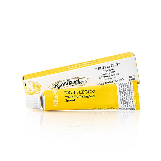 Truffel-Ei-Creme mit weißem Trüffel von Tartuflanghe, 27 g, hochwertige Trüffelprodukt