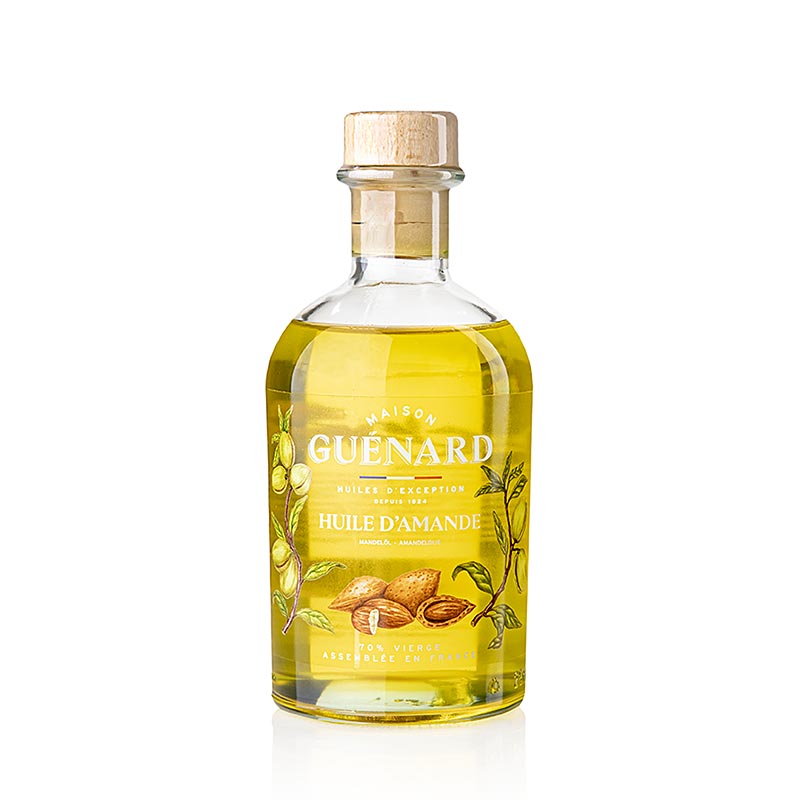 Mandelöl, Guénard, 240 ml - Hochwertiges kaltgepresstes Mandelöl in einer 240 ml Flasche von Guénard