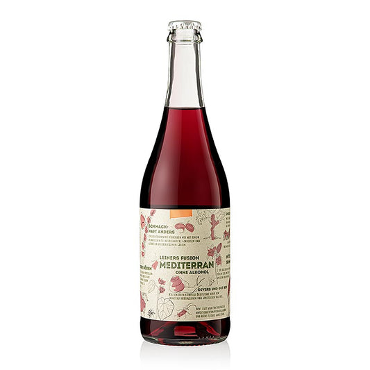 Fusion Free Mediterran Rote Traube Alkoholfrei, Leiner, BIO, 750 ml Flasche
