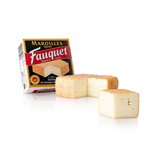 Maroilles AOP, Kuhmilch, 210 g - köstlicher französischer Käse aus Kuhmilch in 210 Gramm Verpackung