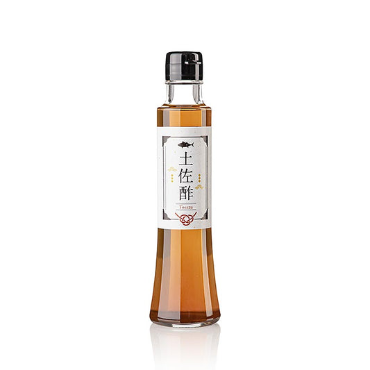 Flasche mit 200 ml Reisessig mit Bonito Kotsuobushi, japanisches Produkt