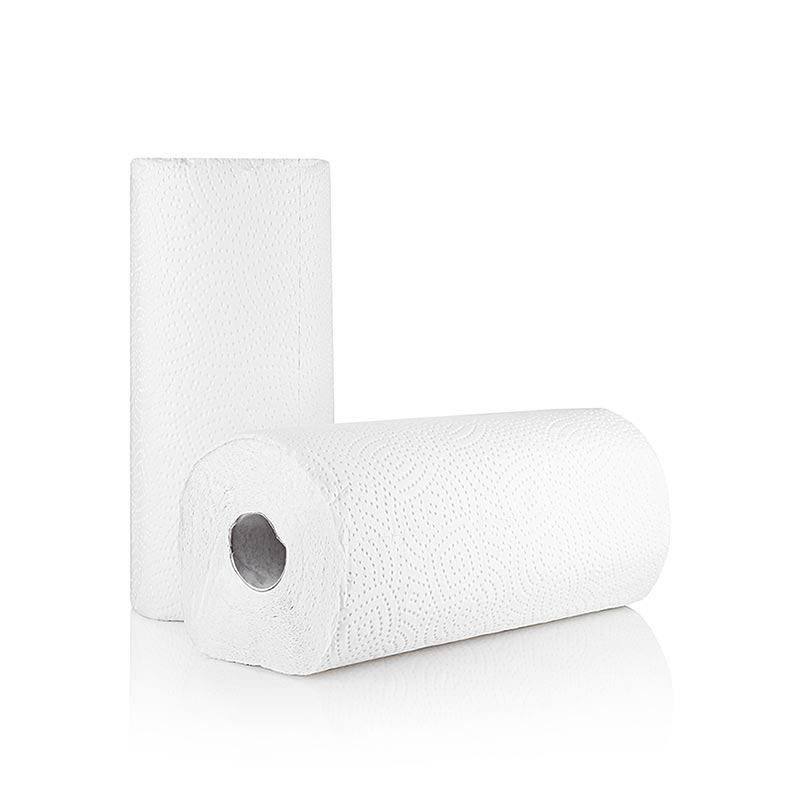 Wepa Küchenrolle XXL, 2 x 102 Blatt, 3-lagig, 1 St - Hochwertige, extra große Küchenrolle mit 3 Lagen
